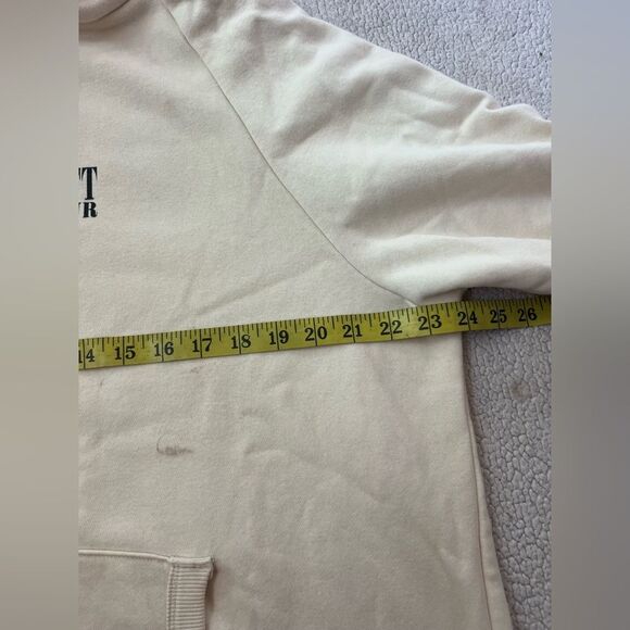 TAYLOR SWIFT THE ERAS TOUR CREAM HOODIE SWEATSHIRT WOMENS LARGE - Picture 7 of 8
